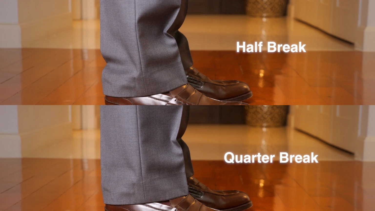 Pant length - quarter break